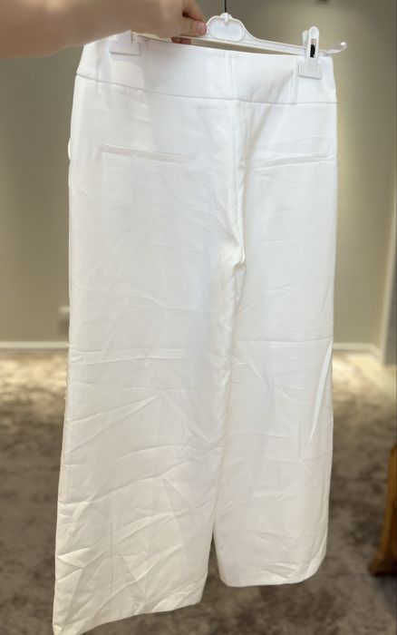 Брюки классические белые в офис и на учебу