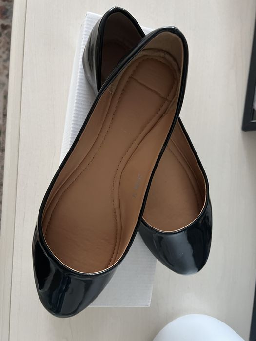 Балетки черные