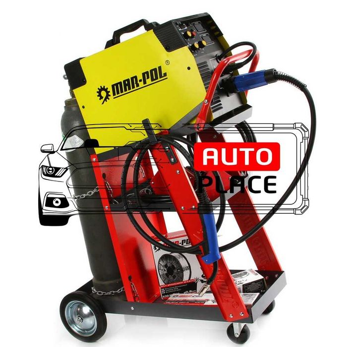 Количка за заваръчни апарати – електрожени до 60 кг Mar-Pol