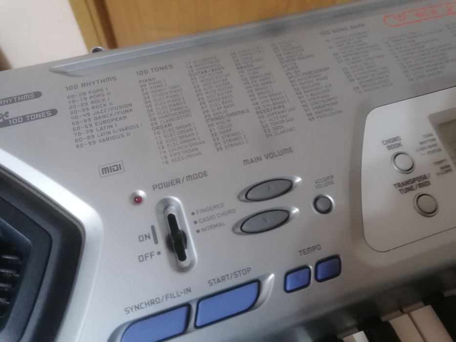 Pian CASIO CTK-491 microfon orga