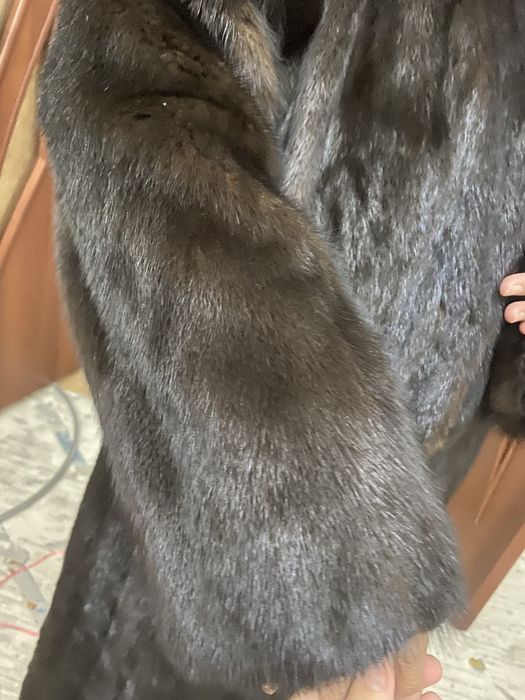 Норковая шуба длинная