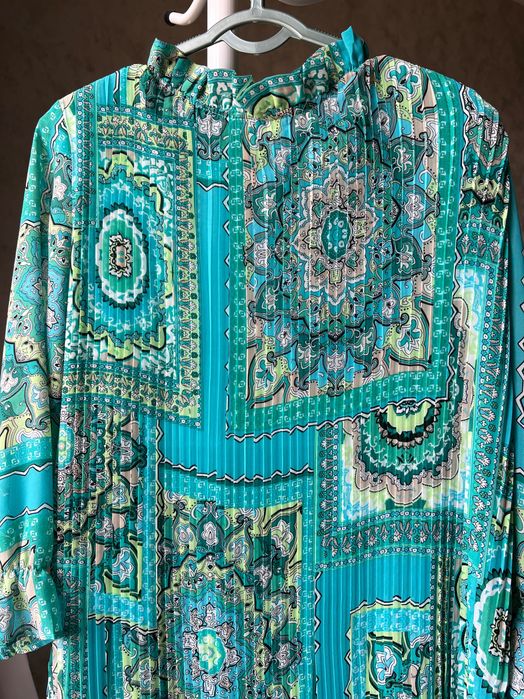 плиссированное платье