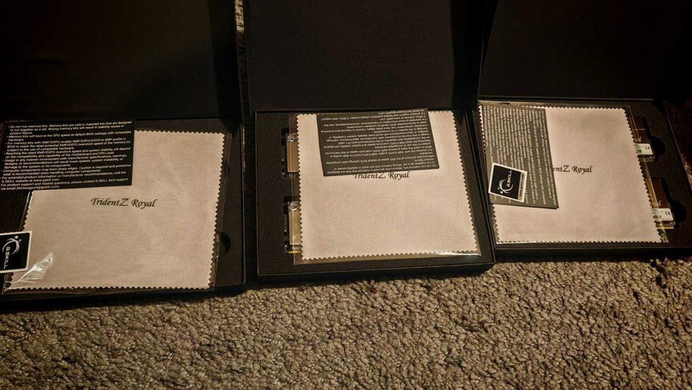 НОВА Рам GSkill Trident Z Royal GOLD/SYLVER 2X16GB 32GB 3200Mhz DDR4