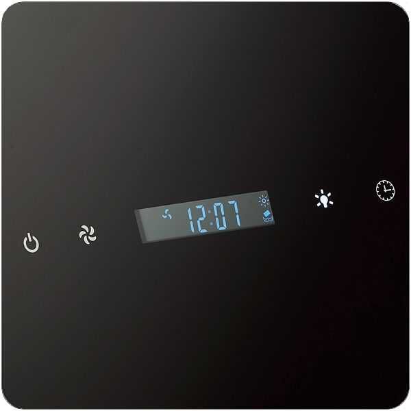 Аспиратор WOLKENSTEIN,стъкло Черен 90 см