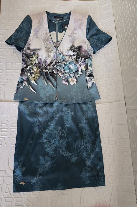 Rosi Fashion дамски комплект сако и рокля Роси Елегант