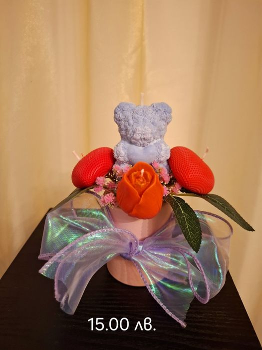 Ръчно изработени соеви свещи