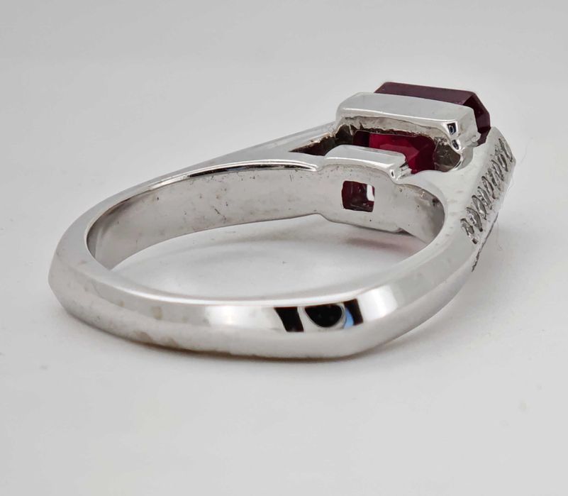 Inel aur 14k cu diamante si rubin 2.31ct