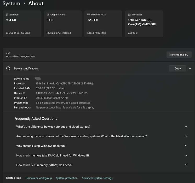 Laptop Gaming ASUS ROG Strix SCAR 17 G733ZW ;RTX 3070ti +geanta laptop