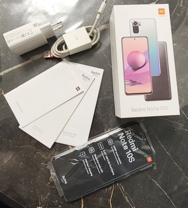 Смартфон Xiaomi Redmi Note 10S Pebble white 6 GB/128GB