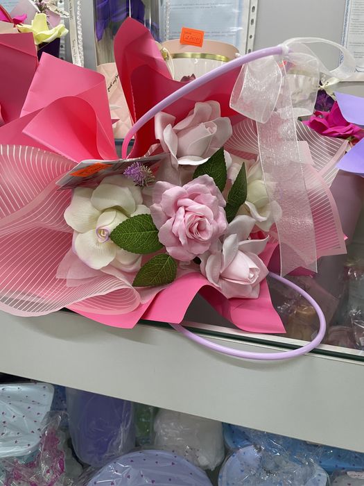 Цветы из мыла. Букет