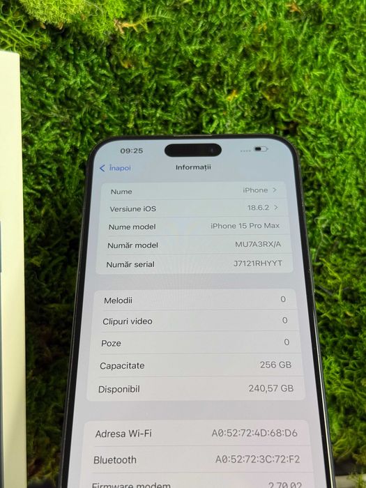 iPhone 15 Pro Max Blue Titanium Albastru 86% Baterie #7021