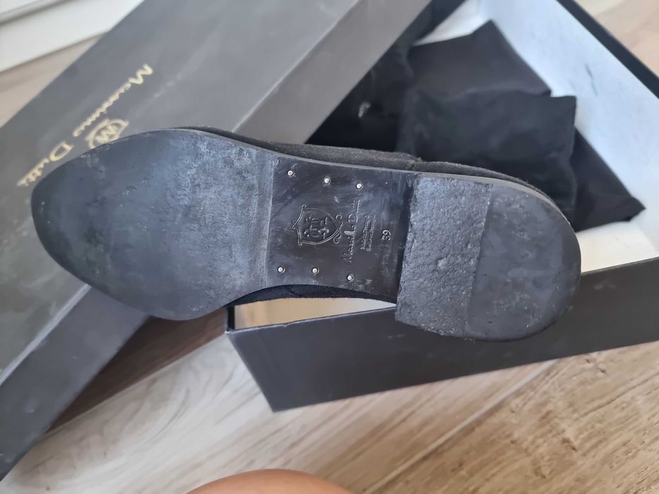 Massimo Dutti кожени ботуши/ чизми pазмер 39