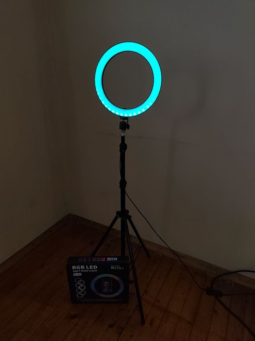 RGB led soft ring light (ринг лампа)