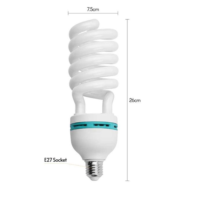 Фотографска лампа 5500K 135W E27 – крушка за софтбокс осветление