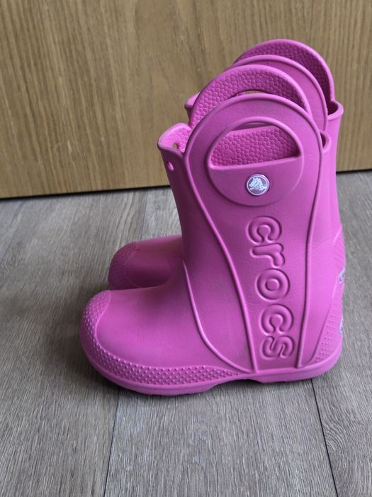 Детские сапоги crocs, c10 26-27