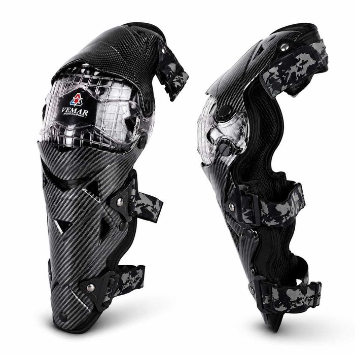 Мото наколенки VEMAR Carbon