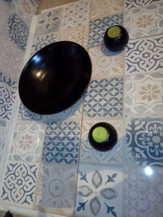 Купа и два свещника венге