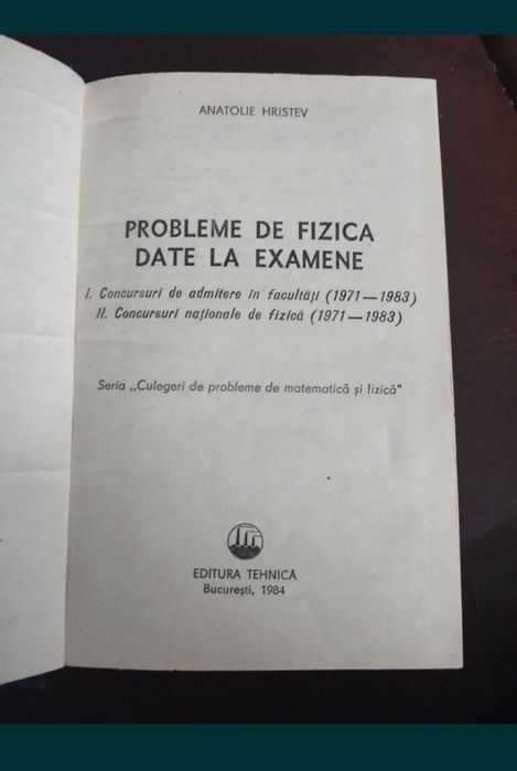 Probleme de fizica - Anatolie Hristev