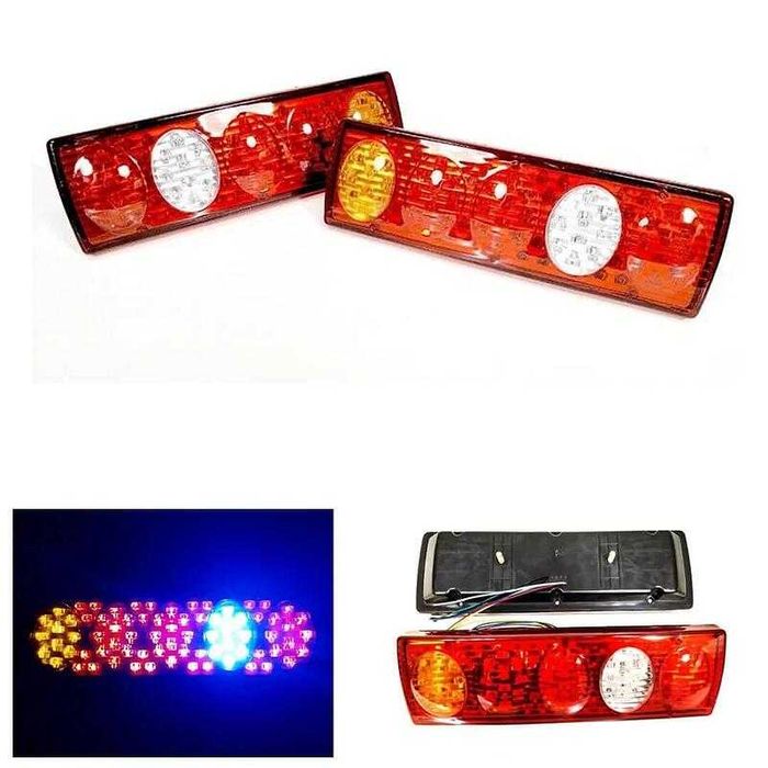 2 бр. LED Диодни стопове 12V 41 cm Стопове за Бус Ремарке Тир Каравана