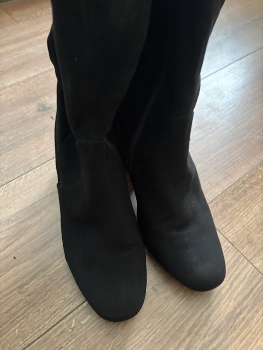 Gerry Weber ботуши от естествен велур/кожа