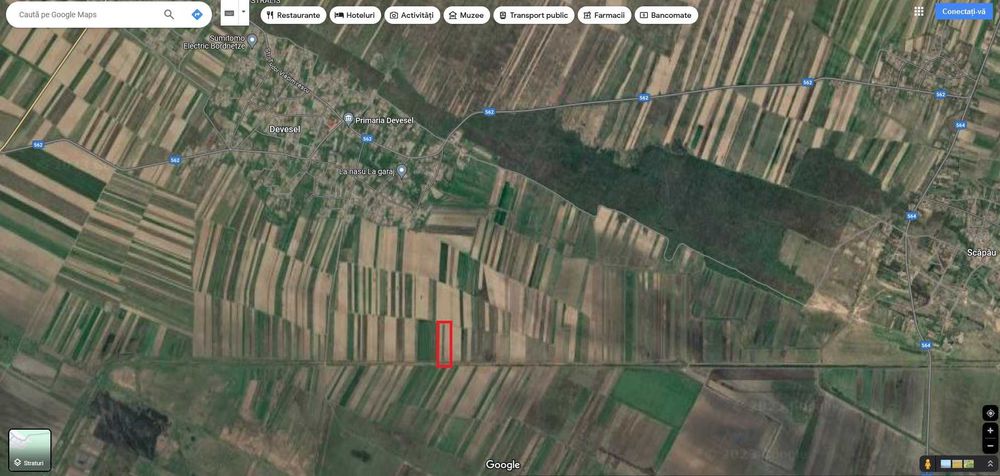 Vand terenuri agricole in Devesel , total 5 parcele , cadastru