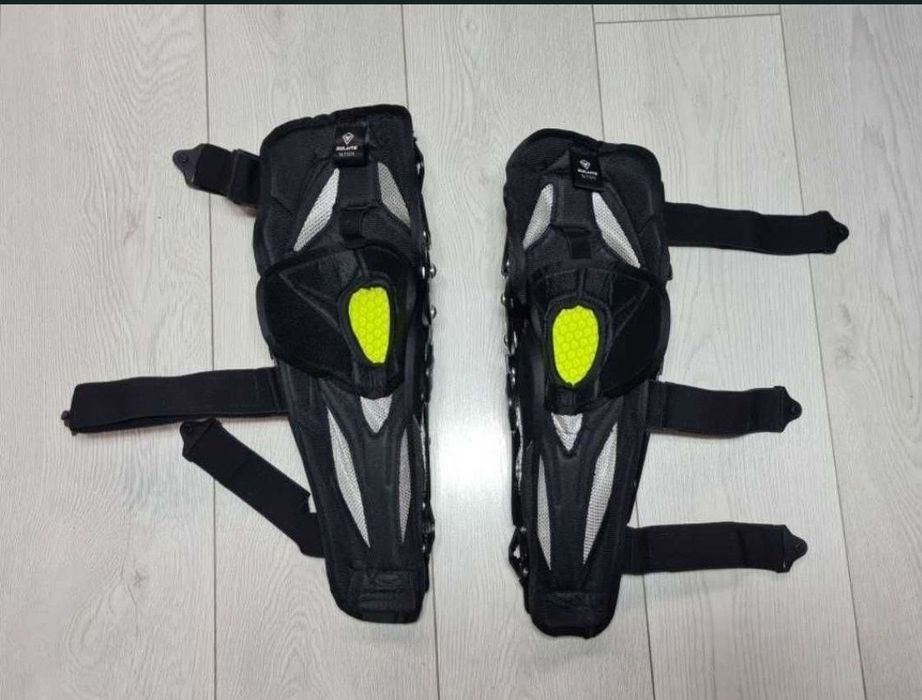 Genunchiere Noi Negre cu gel D3O Motocicleta Trotineta