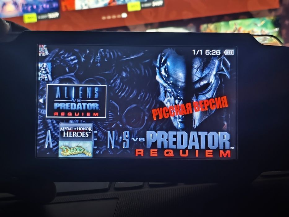 PSP FAT 1000 playstation прошита