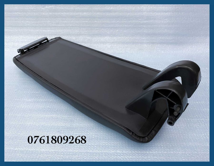 Capac piele cotiera pentru Audi A4 B6 B7 / Seat Exeo - negru