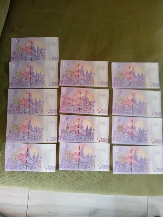 Здравейте продавам лото от 0 евро банкноти от Париж  таз годишни.