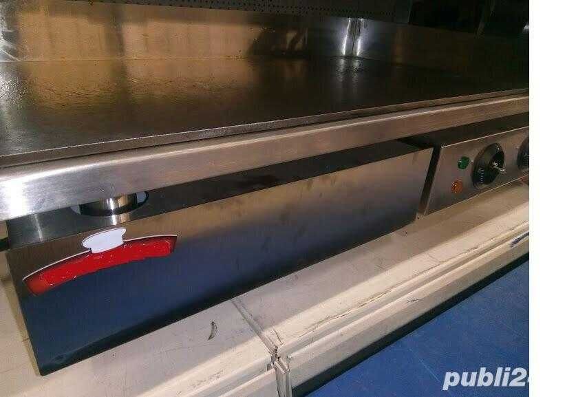 Grill gratar plita-electric 80x50cm 4,4kw neted striat inox