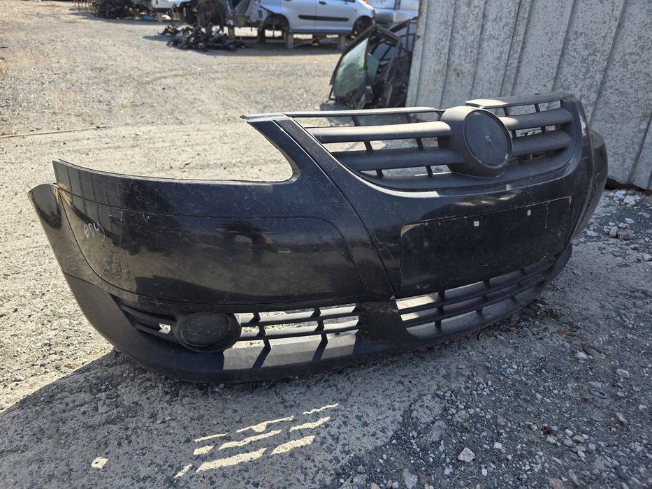 Предна броня Vw Caddy 04-010 без халогени/черна