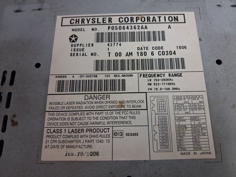 CD Dodge Caliber 2008