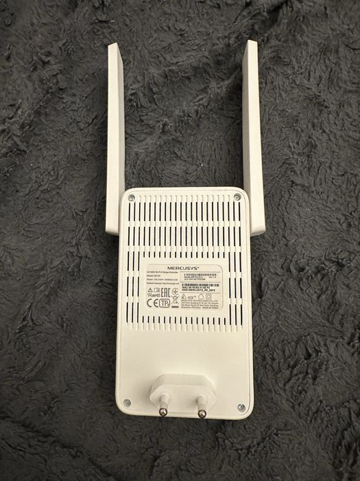 Wireless Range Extender MERCUSYS ME70X AX1800, Wi-Fi 6, Dual-Band 574+1201 Mbps, alb