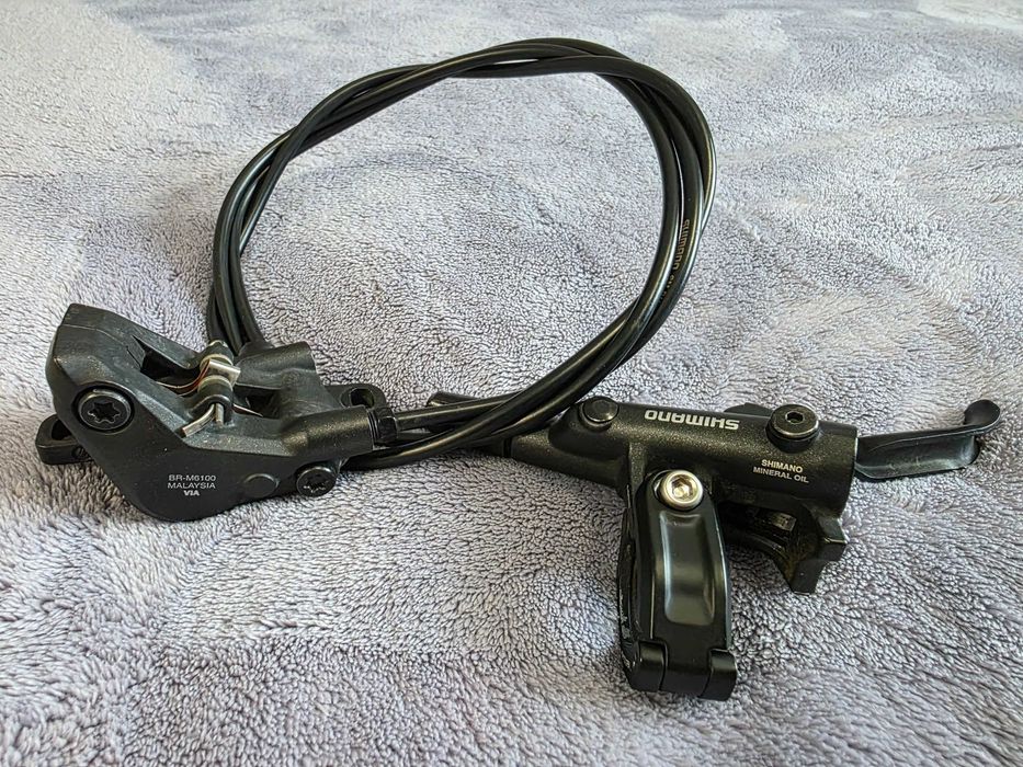 Спирачки Shimano Deore BR-M6100 плюс дискове RT-64