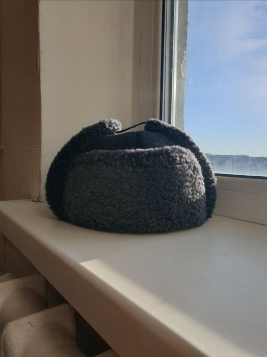 Зимняя мужская шапка ушанка