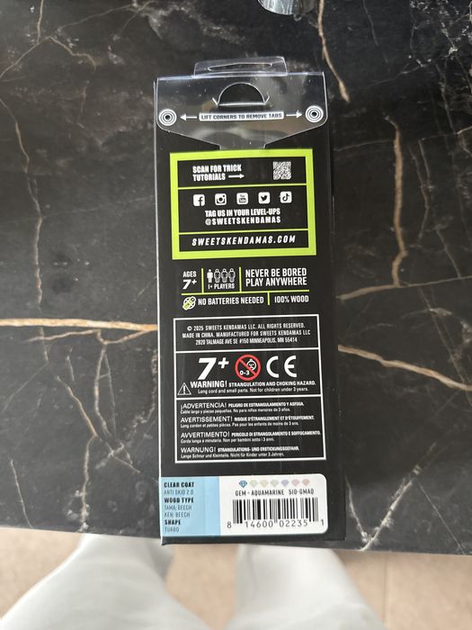 Kendama sweets turbo shape aquamarine