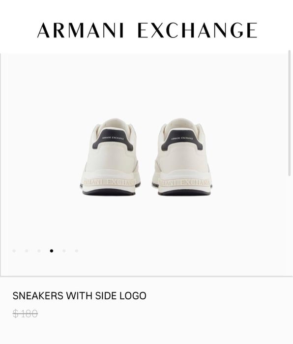 Оригинал Armani Exchange мужские кроссовки