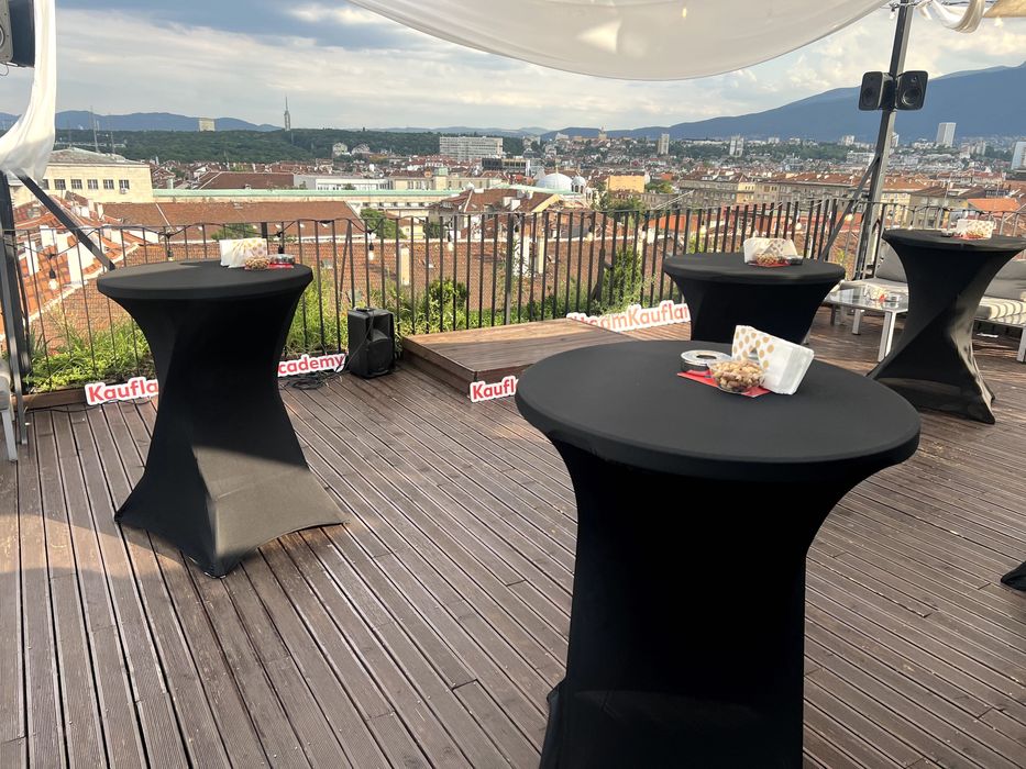 Високи маси под наем "Щъркели" ПРОМО- 5 евро/бр.