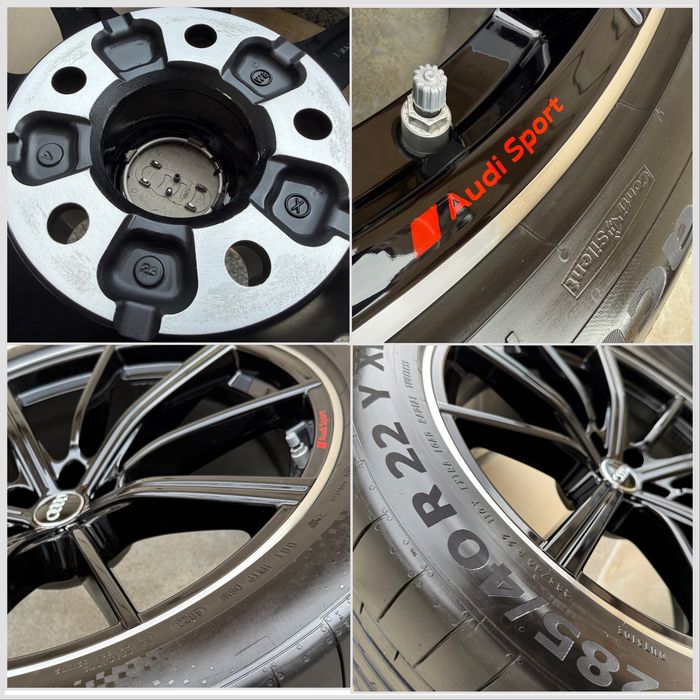 Оригинални джанти 22 цола AUDI SPORT Q7 SQ7 SQ8 RSQ Ауди Кю 8 RS6 BBS Audi SPORT RS6 летни гуми 285/40R22 Q8 MTM ABT 22 цола 5Х112 speedline original