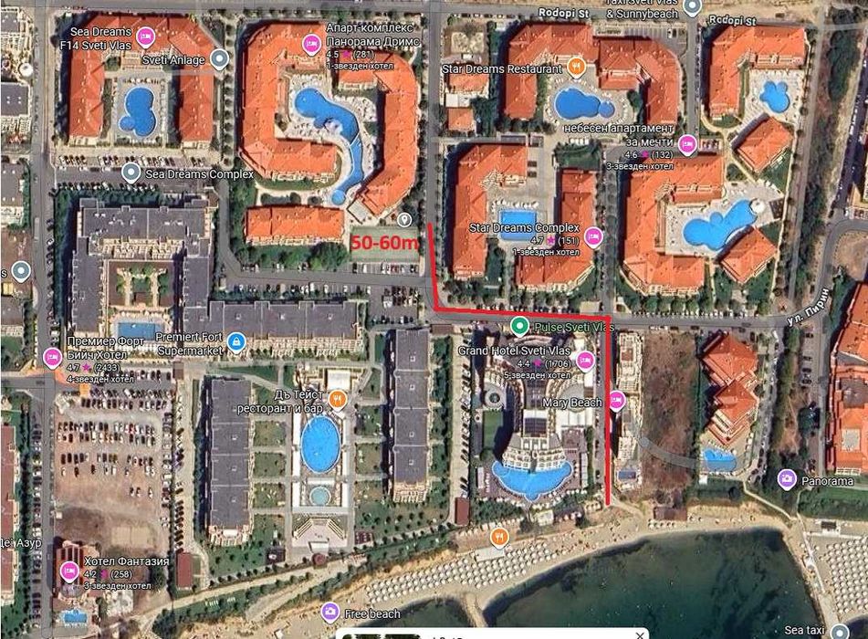 Студио до плажа, Свети Влас к-с Панорама Дриймс, свободни дати!