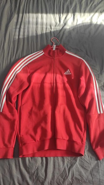 Bluza adidas roșie originala mărimea S fit M