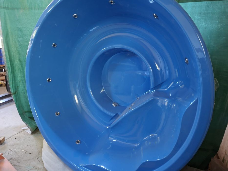 Джакузи на дърва външно с всички екстри