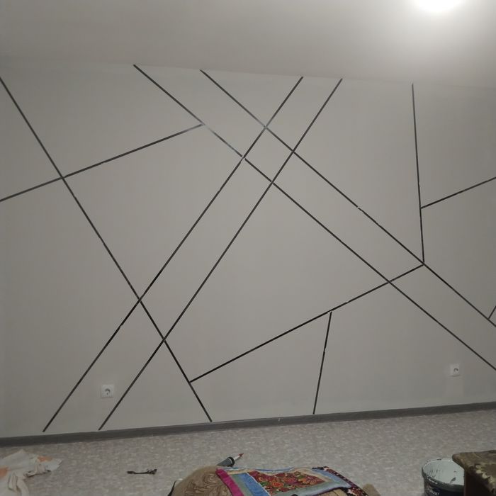 Поклейка обоев, галтели