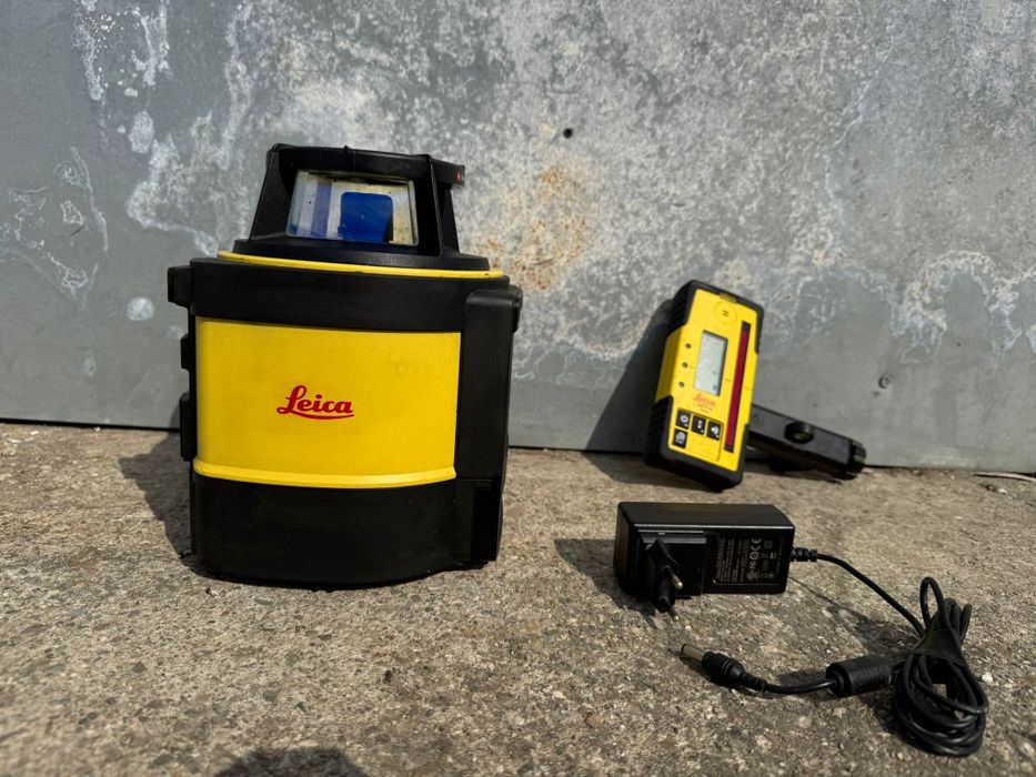 Nivela laser Leica Rugby 840 trepied telescopic de 3m
