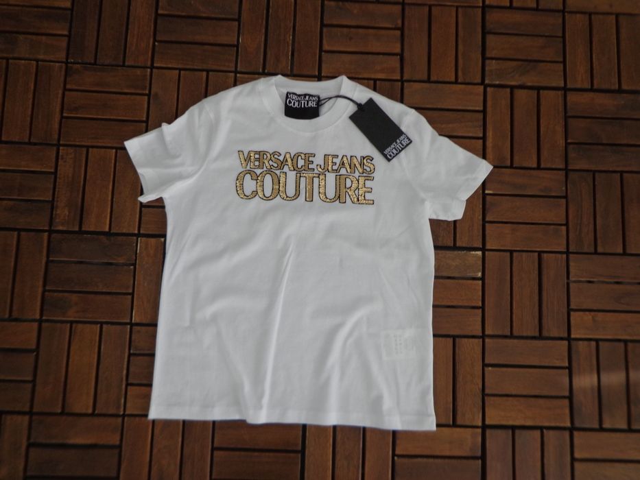 Дамска тениска Versace Jeans Couture Sequin logo T-shirt