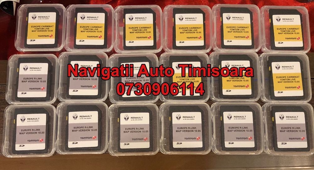 Renault card navigatie SD Card Carminat LIVE Laguna,Megane,Clio 2027 11.45
