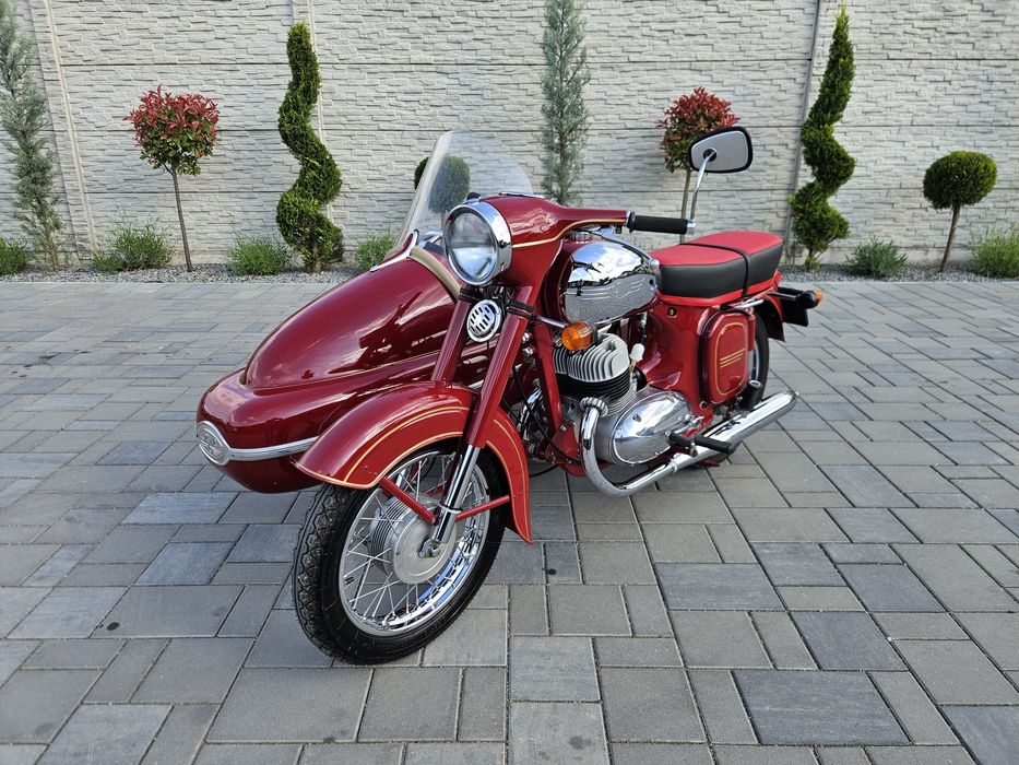 Jawa 350 velorex cu atas,motocicleta de colectie,fabricate 1966,stare