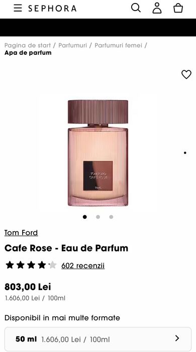 Tom Ford Café Rose – Eau de Parfum (Original)