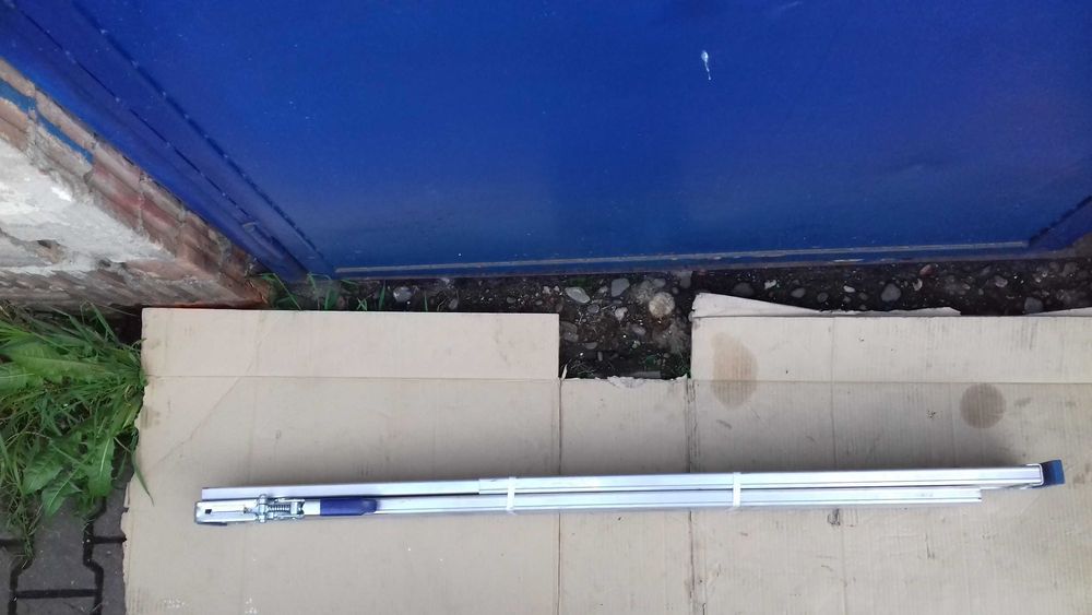 Bară protecție/fixare marfă pentru remorcă TIR, ajustabilă, ALUMINIU