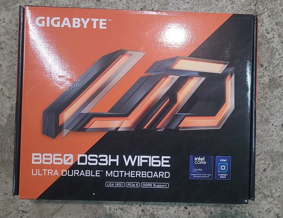 KIT Intel Core Ultra 9 285K  + Gigabyte B860 DS3H WiFi6E , noi , sigilate